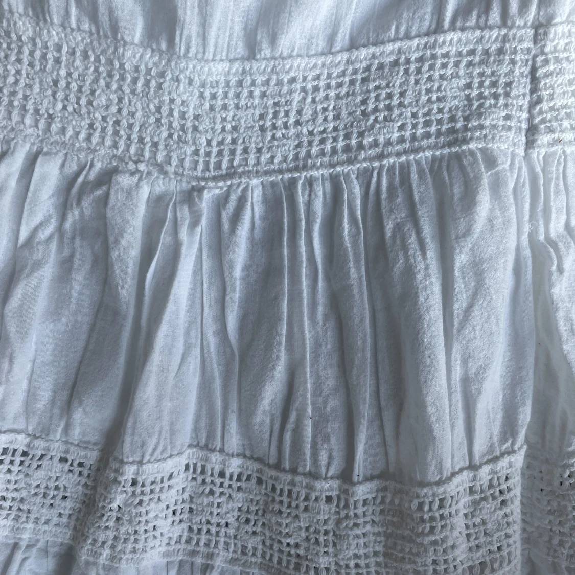 Vit lång kjol  - 90