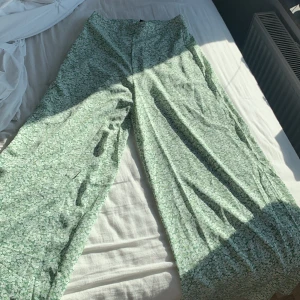 Gröna byxor - Ett par gröna Blombyxor 