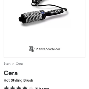 Värmeborste! - Kan antingen säljas till bra pris eller byta mot en mindre, den kostar 800 som ny