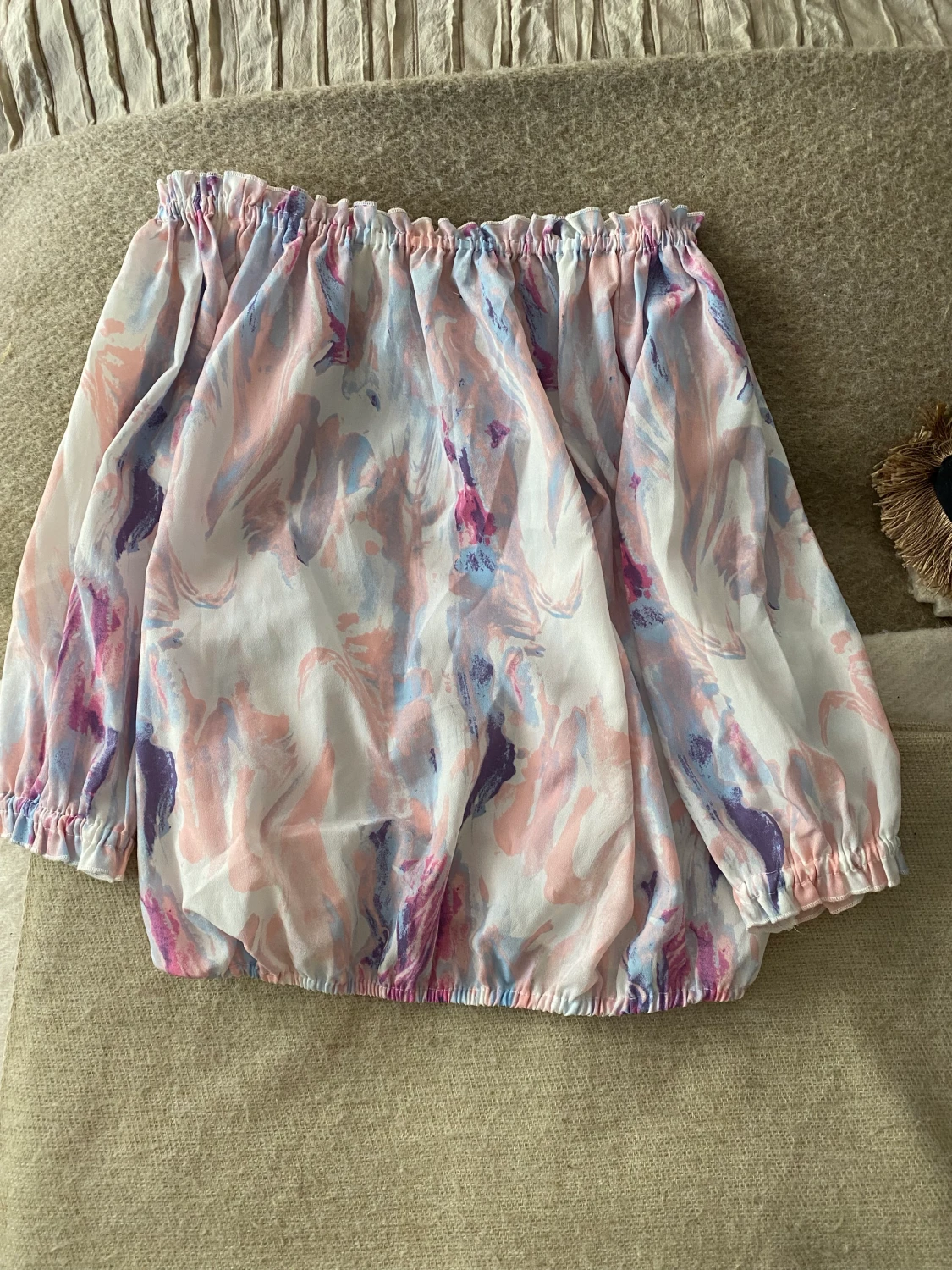 Off-shoulder blus - 90