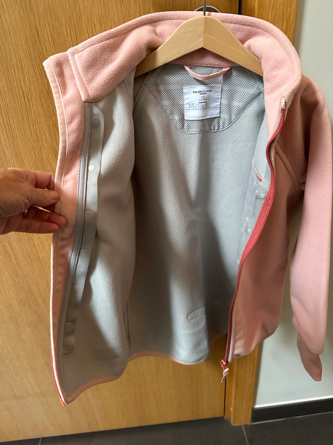 Polarn & pyret fleece / windbreaker stl. 122 - 90