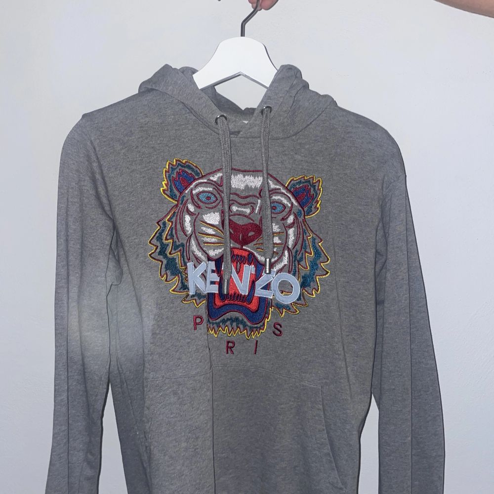 Kenzo top hoodie grå