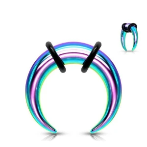 Piercing septum töjning helt ny  - Säljes pga felköp o ej går att returnera. Töjning, hästsko flerfärgad i kirurgisk stål. Storlek 3mm Helt ny. Köpare står för frakten. Jag ansvarar inte för postens slarv eller sabotage. Fraktpris 15 kr. Swich finns. 