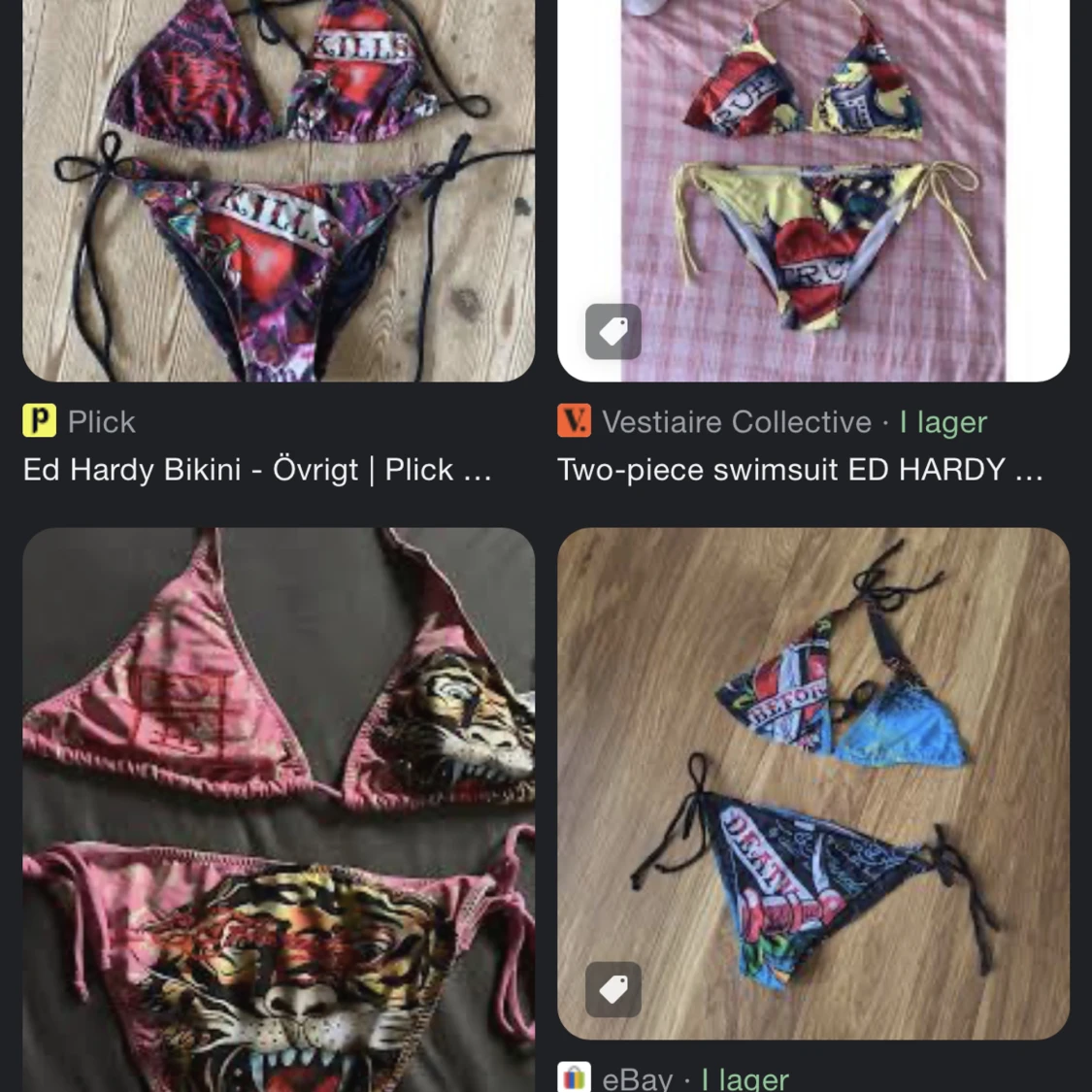 Söker Ed Hardy bikini?