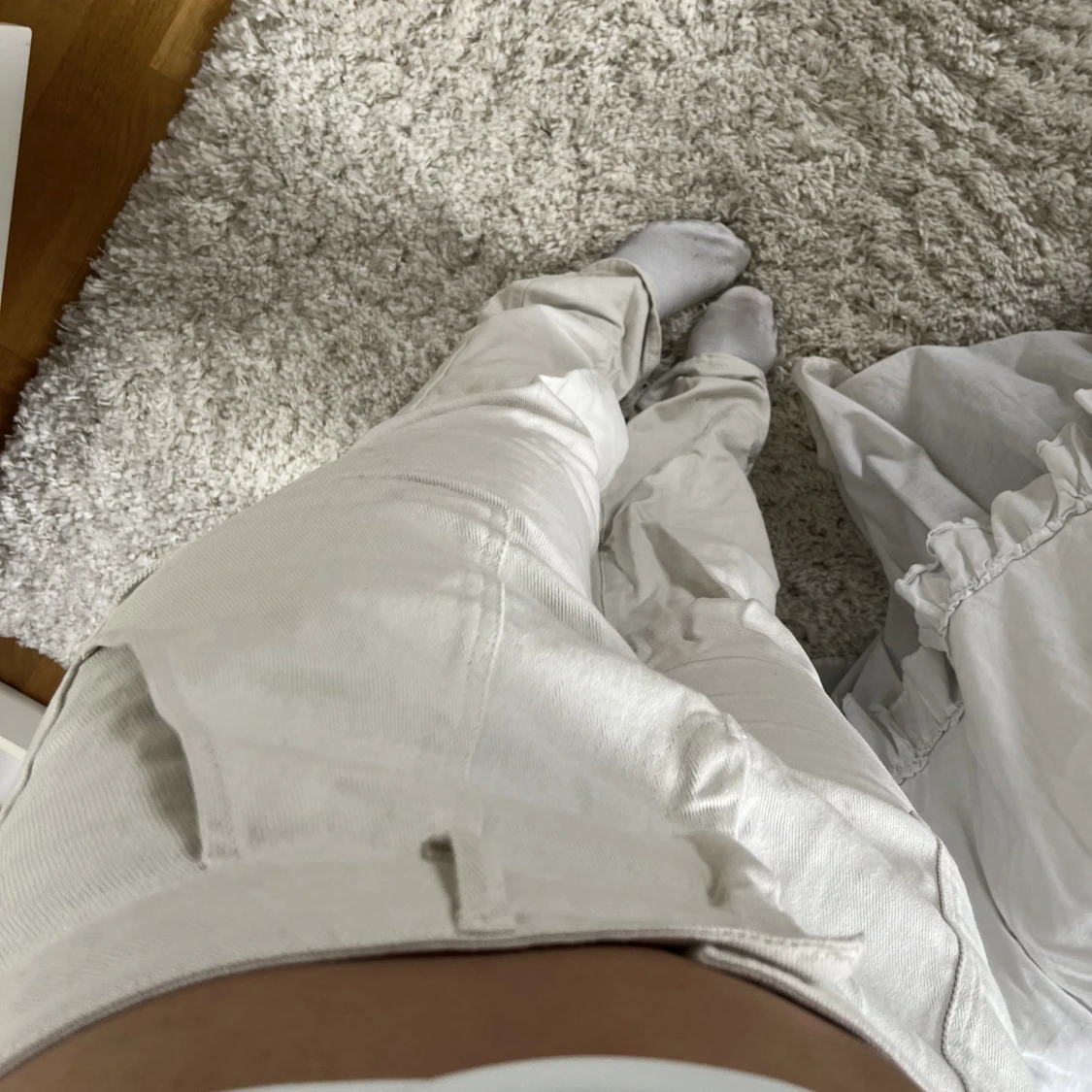 Beiga cargobyxor från H&M - 91