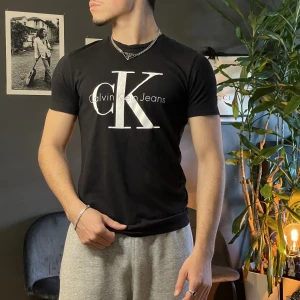 CALVIN KLEIN t-shirt  - tja! säljar min ck tisha som knappt är använd! bra cond för ett billigt pris. sitter slim som på bilden (xs)