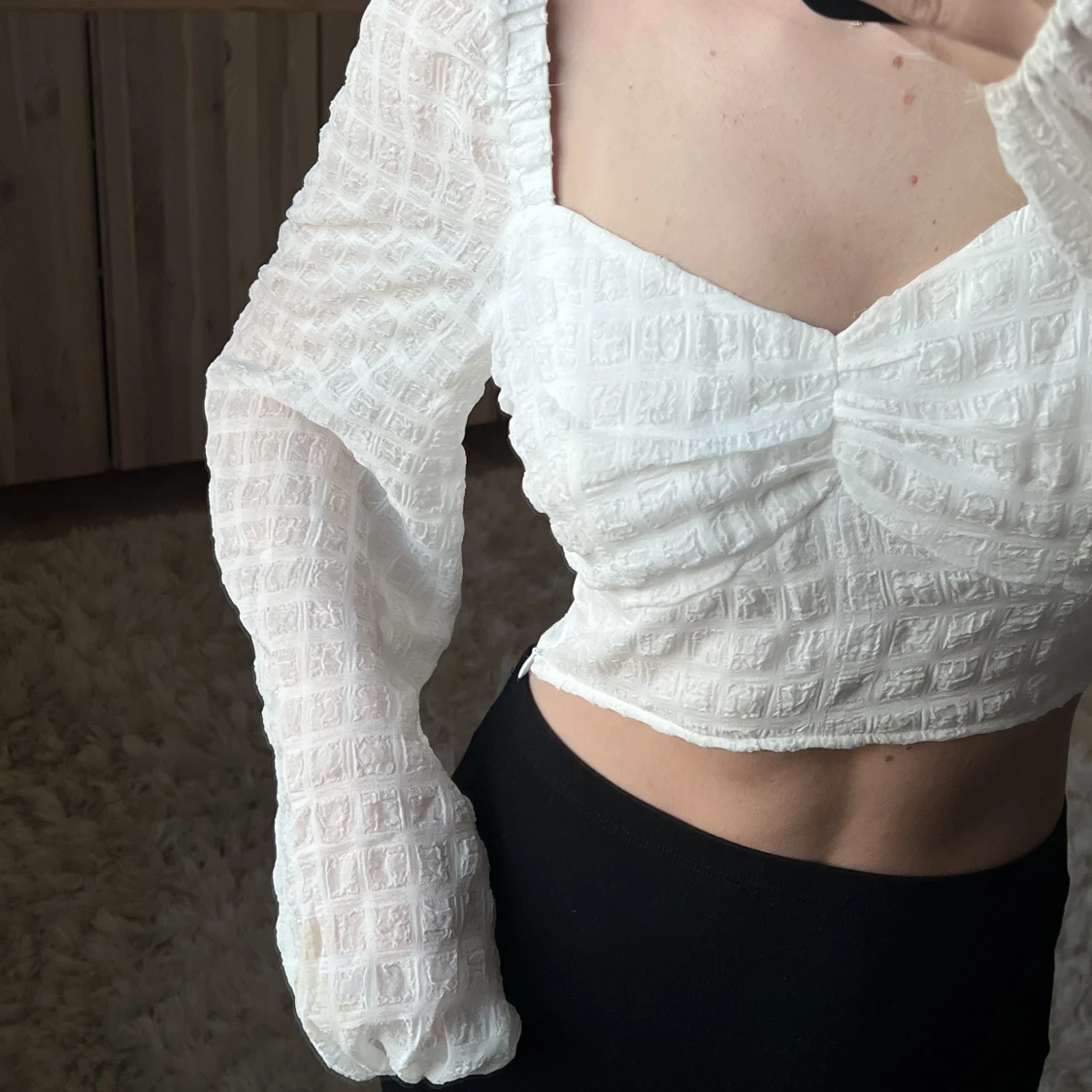 Vit blus - NAKD - 90