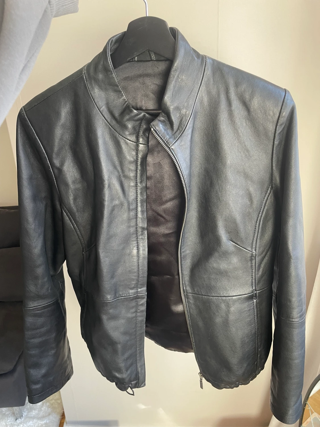 Vintage skinnjacka  - 90