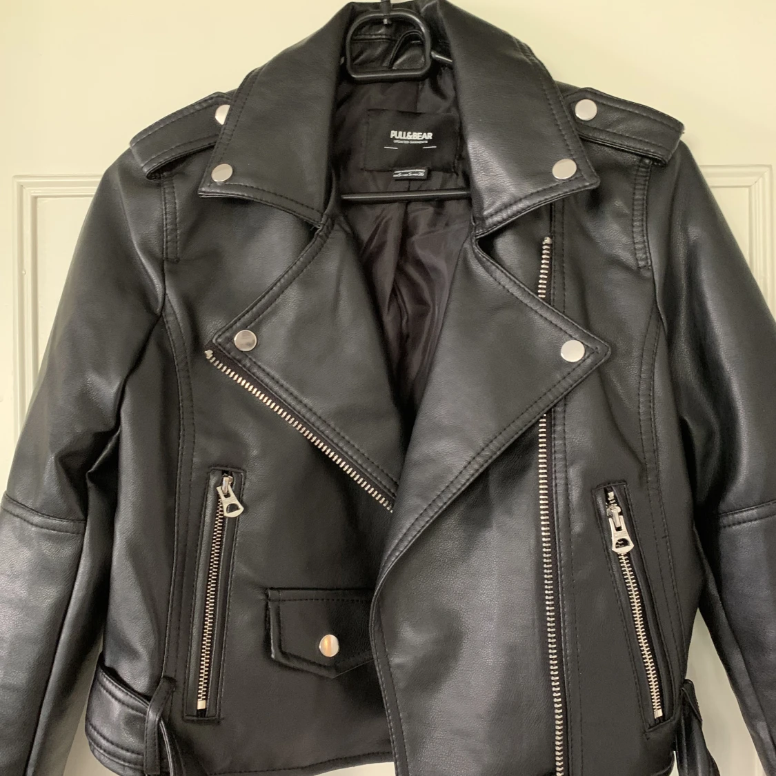 Vårjacka i fejkskinn  - 90