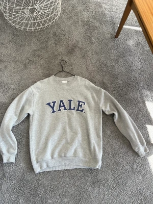 Grå crewneck YALE - Grå crewneck från Yôke (Junkyard). Otroligt bekväm och snygg tröja. Storlek S men passar en person med M också. 