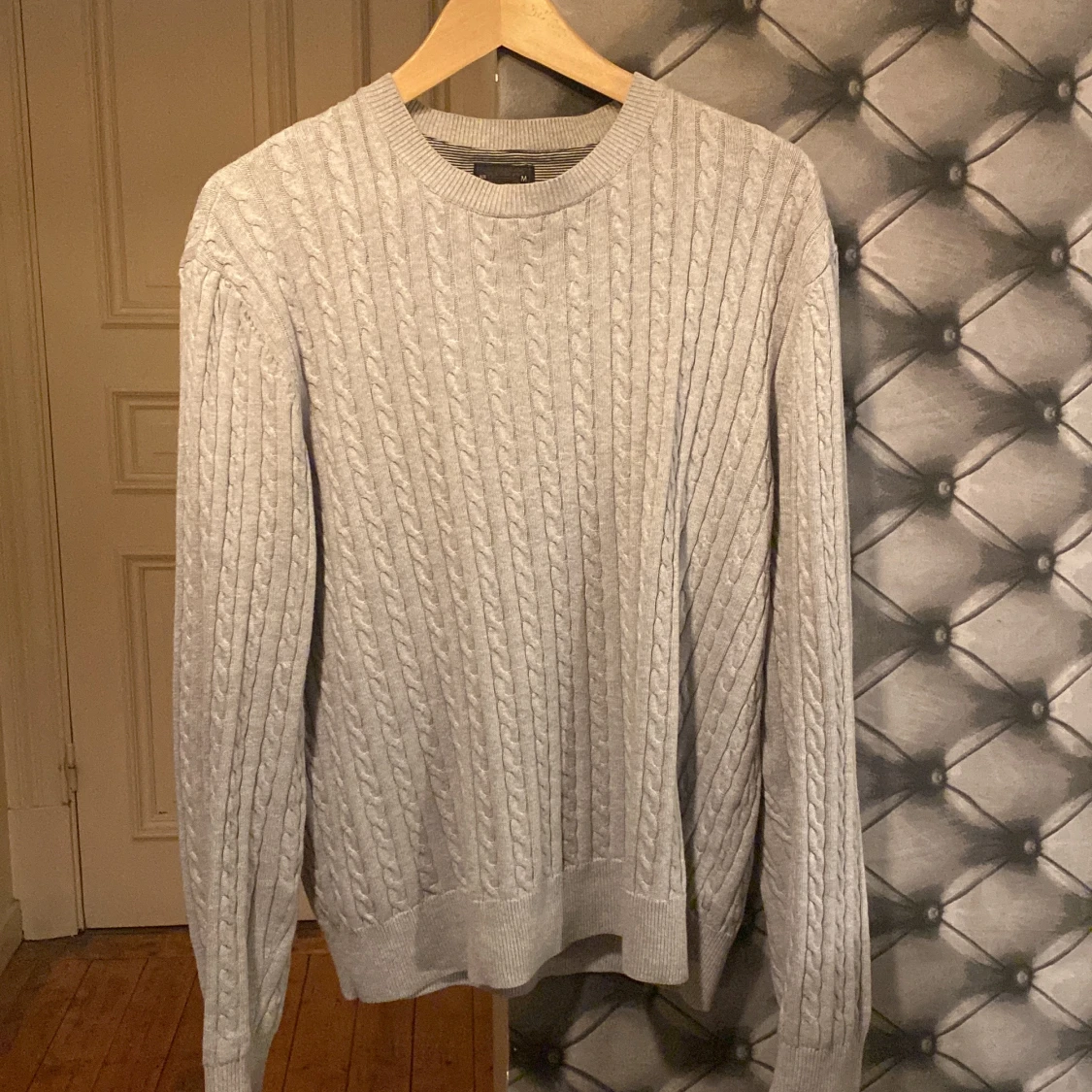 Crocker grå tjocktröja M - 90