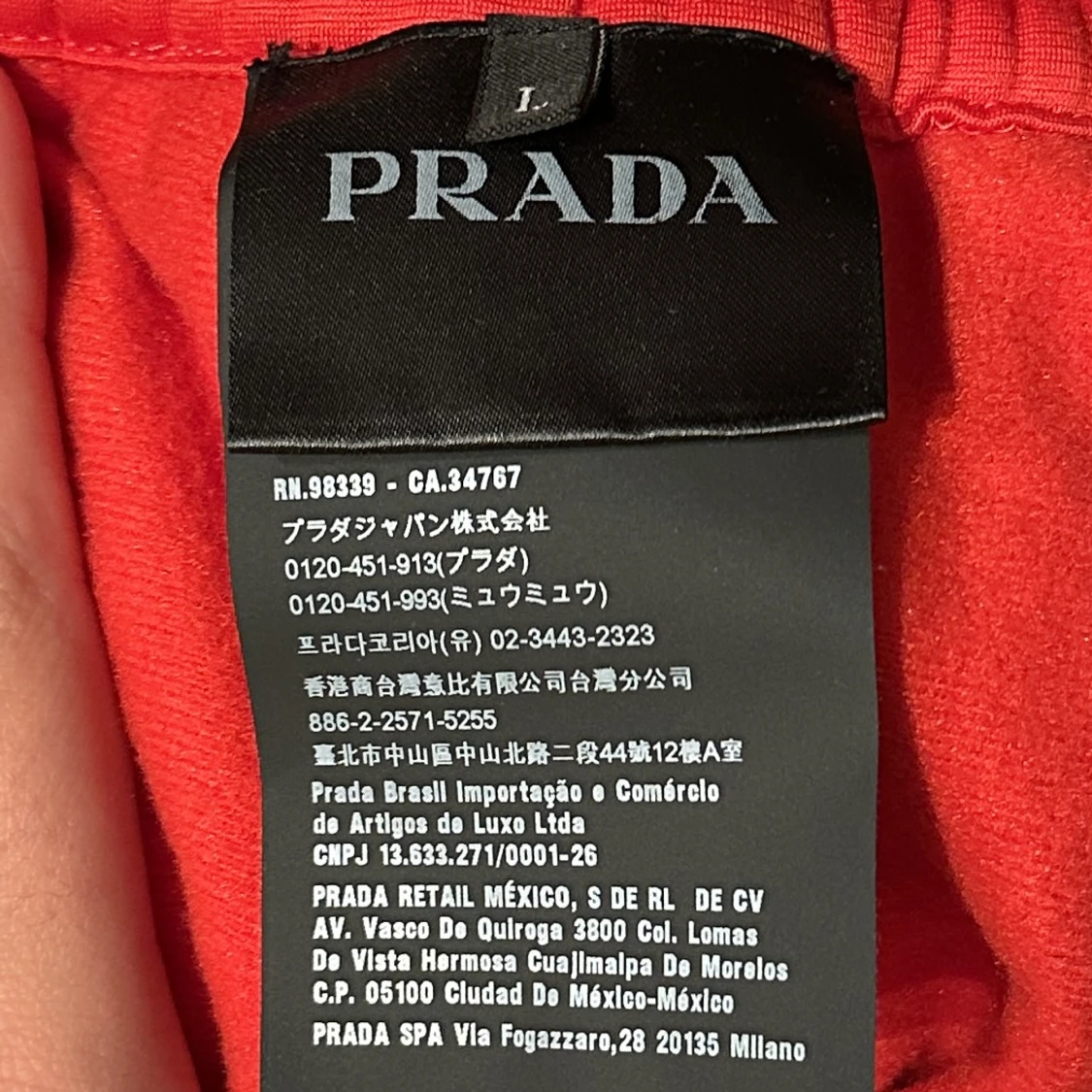 Prada techno track pants - 91