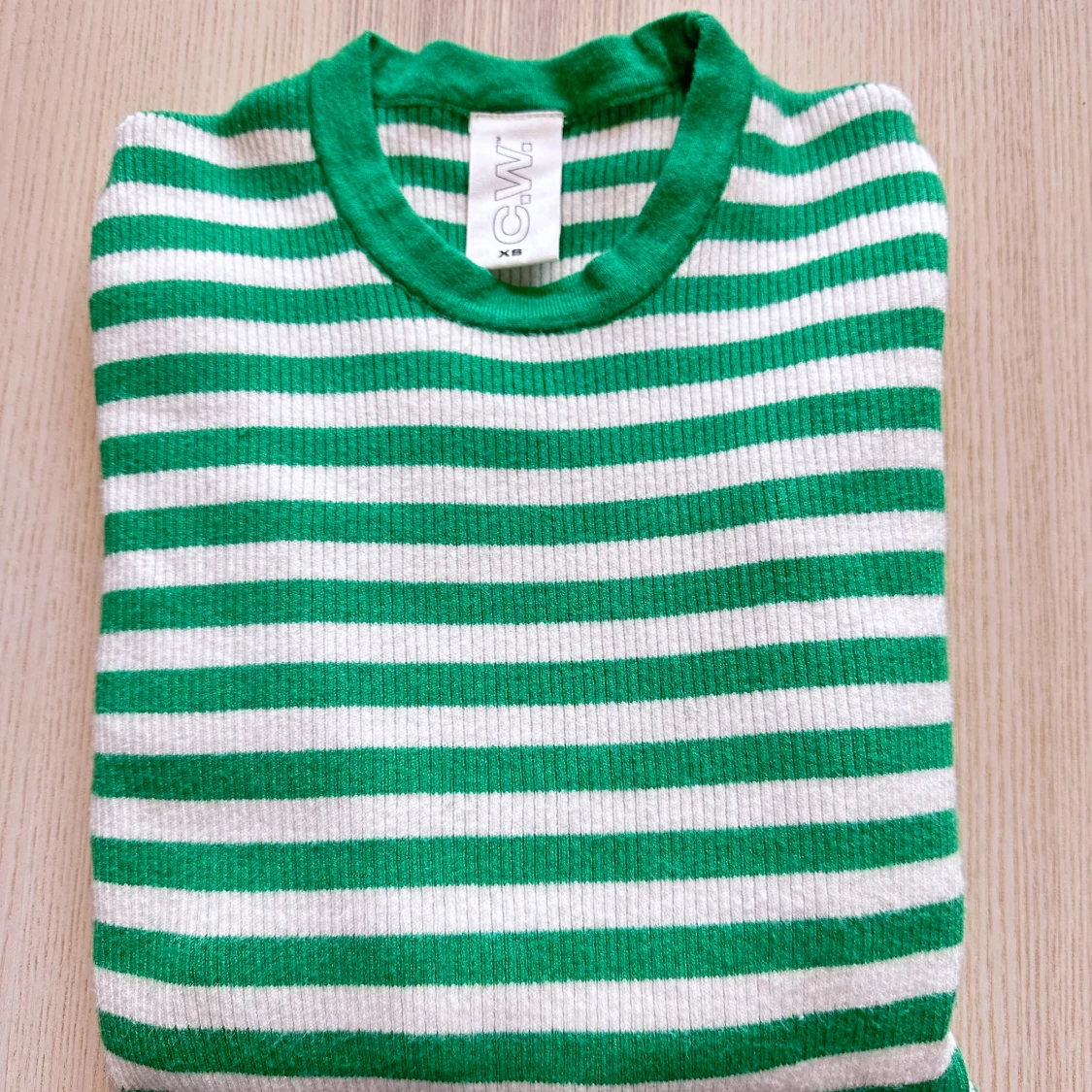 Tröja (grönvit randig) - 91