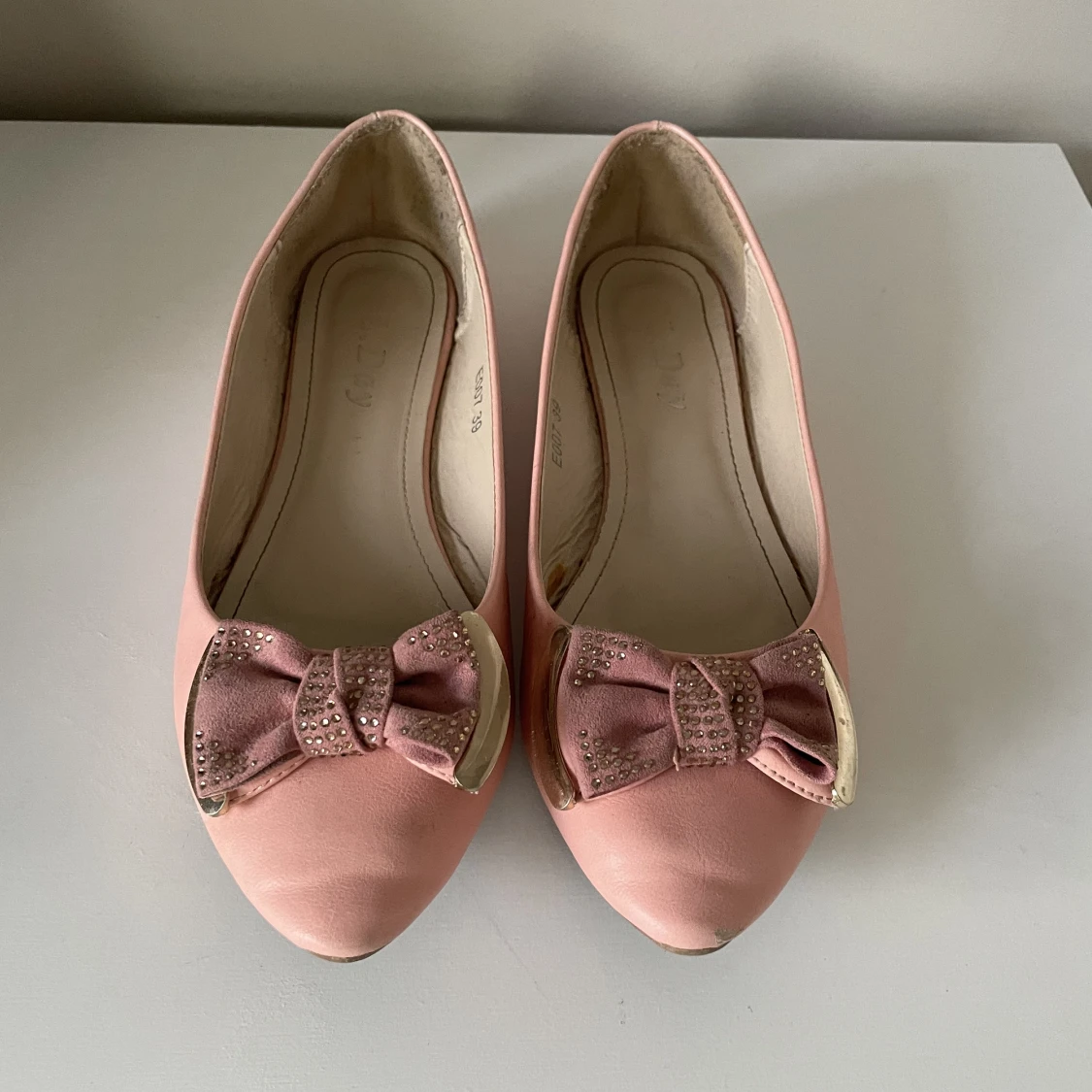 Rosa ballerinaskor - 90