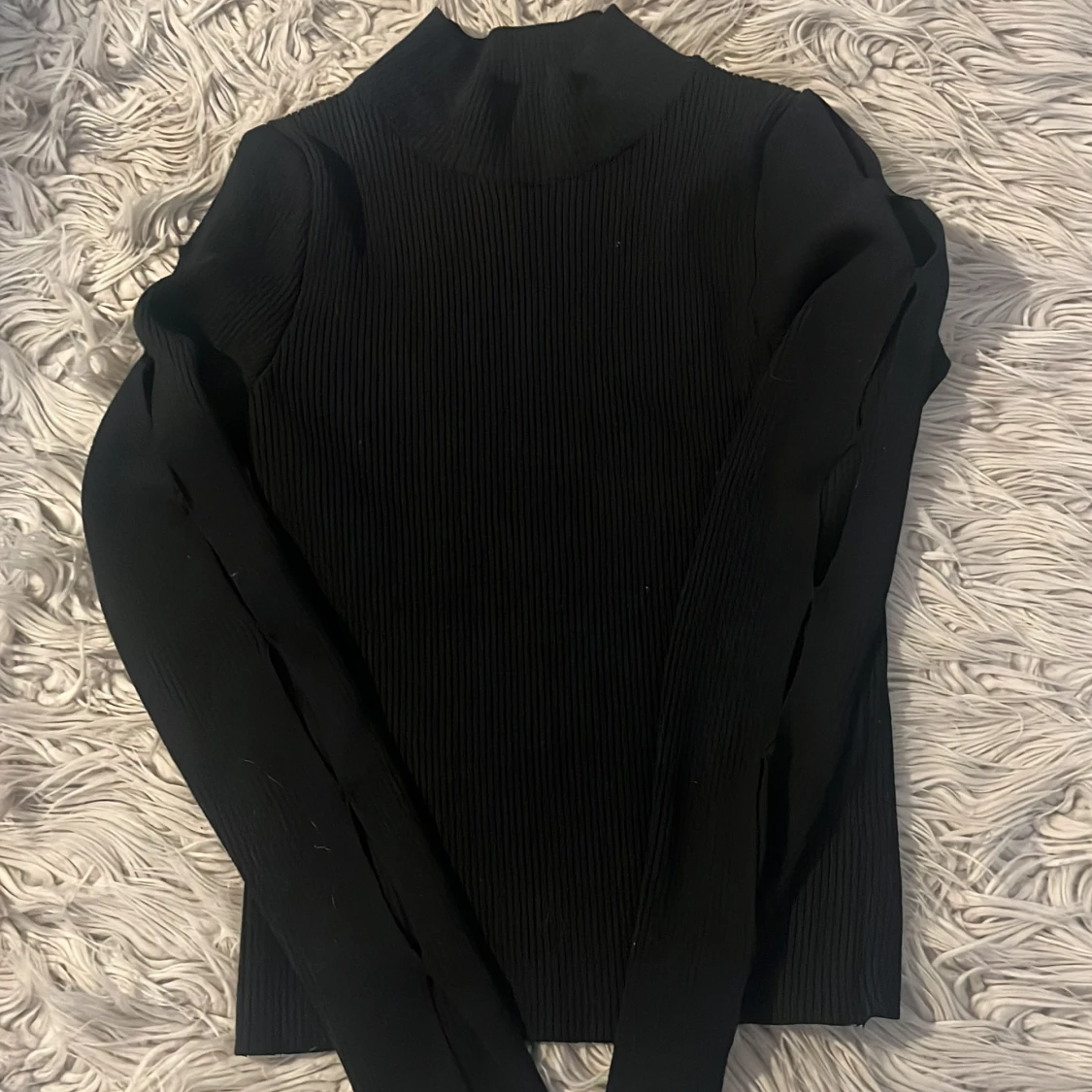 Svart långärmad topp - 90
