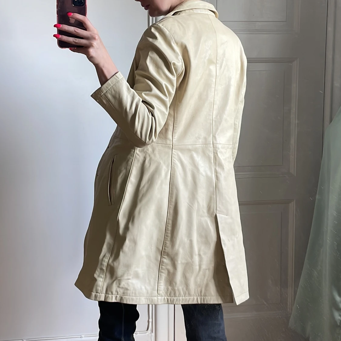 Vintage skinnkappa - 91