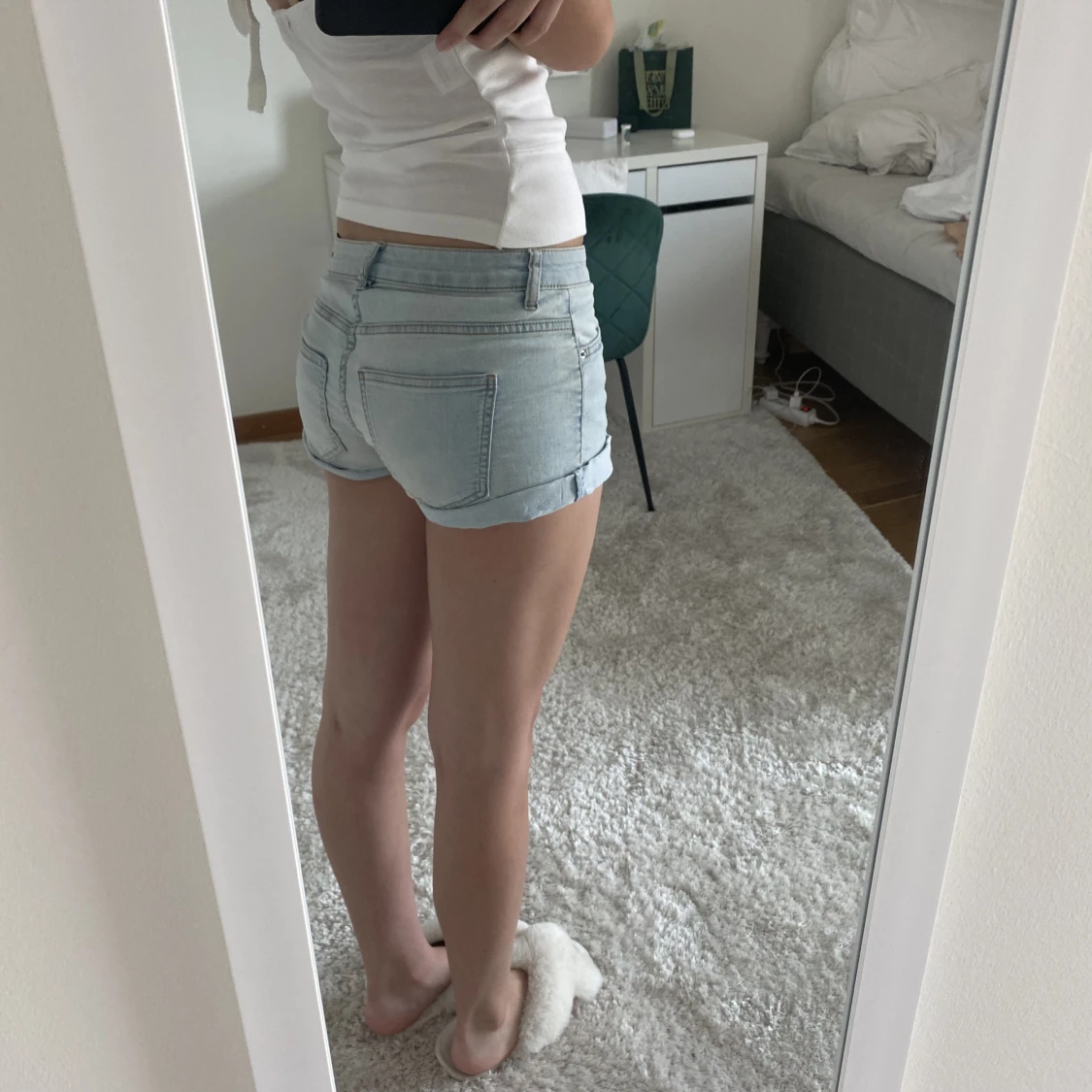 Lågmidjade shorts - 90