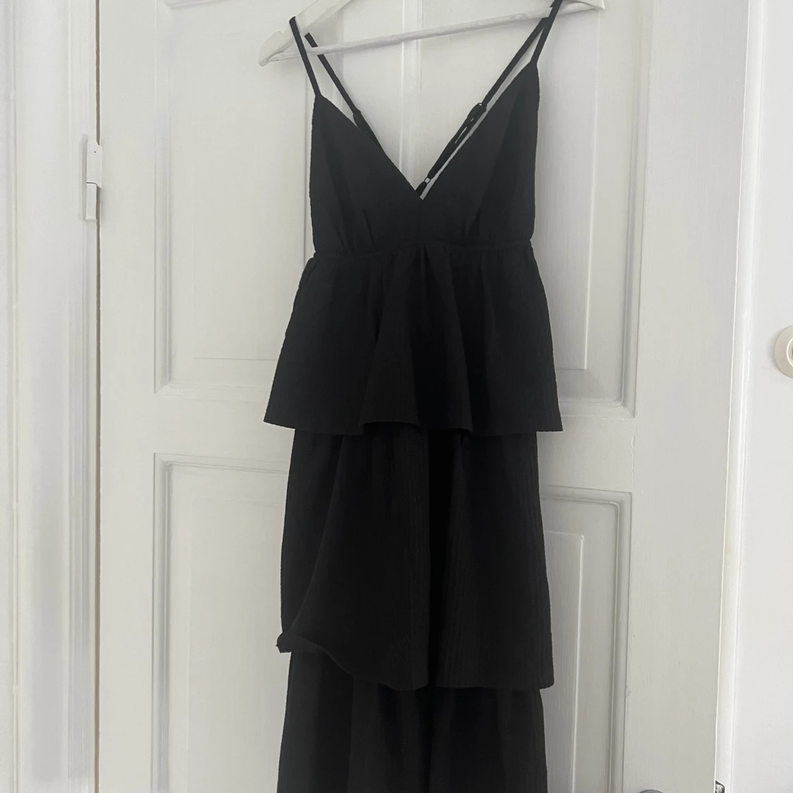 Svart långklänning