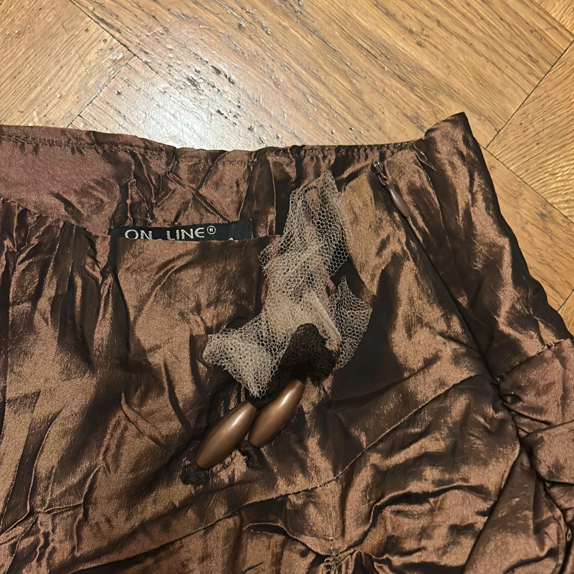 metallisk minikjol - 91