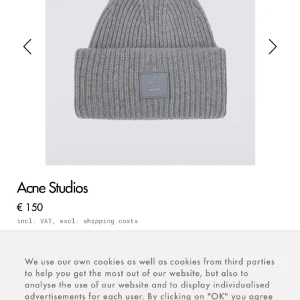 Acne mössa grå - Köpt förra hösten, knappt använd, Intressekoll 