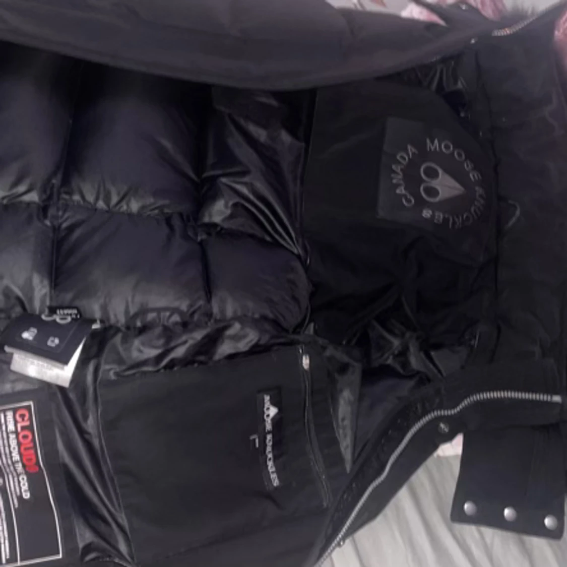 moose knuckle jacka svart  - 91