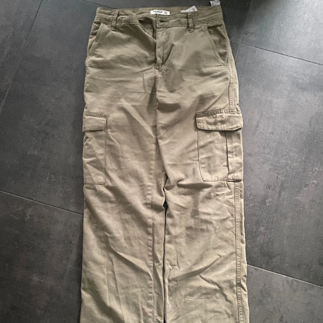 Ljusgröna cargobyxor