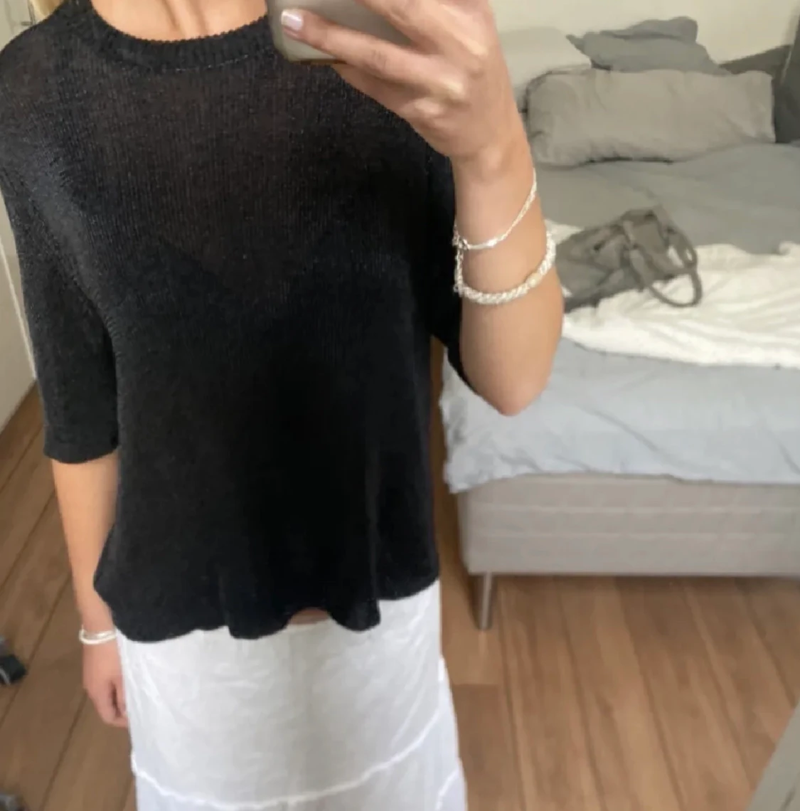 Trekvarts armare tröja