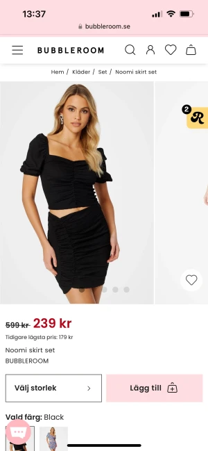 Set från Bubbleroom  - Säljer nu detta jättefina sett som tyvärr aldrig kommit till användning. Det är i nyskick och endast provat! Hör av dig om du endast vill köpa en av delarna så kan vi säkert lösa det!❤️🙏