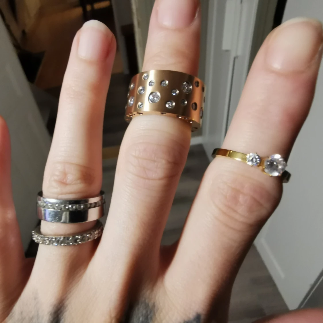 Edblad ringar från storlek 16-17