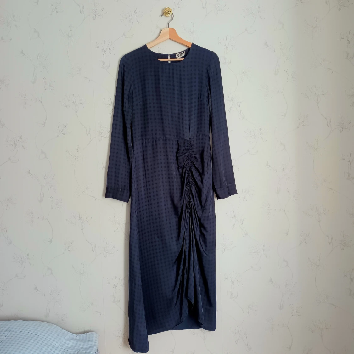 Blå svart klänning