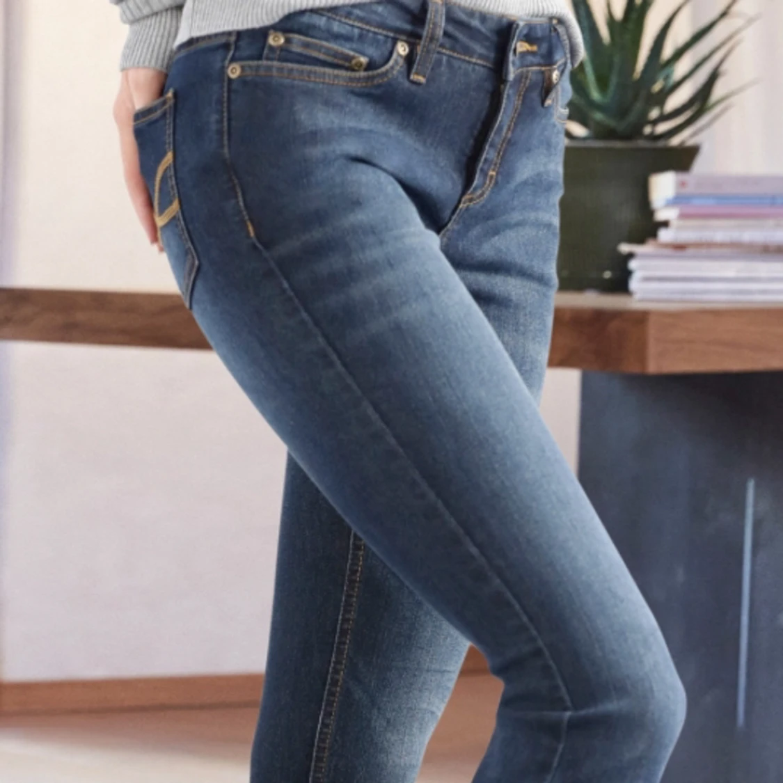 Låg midjade jeans - 91