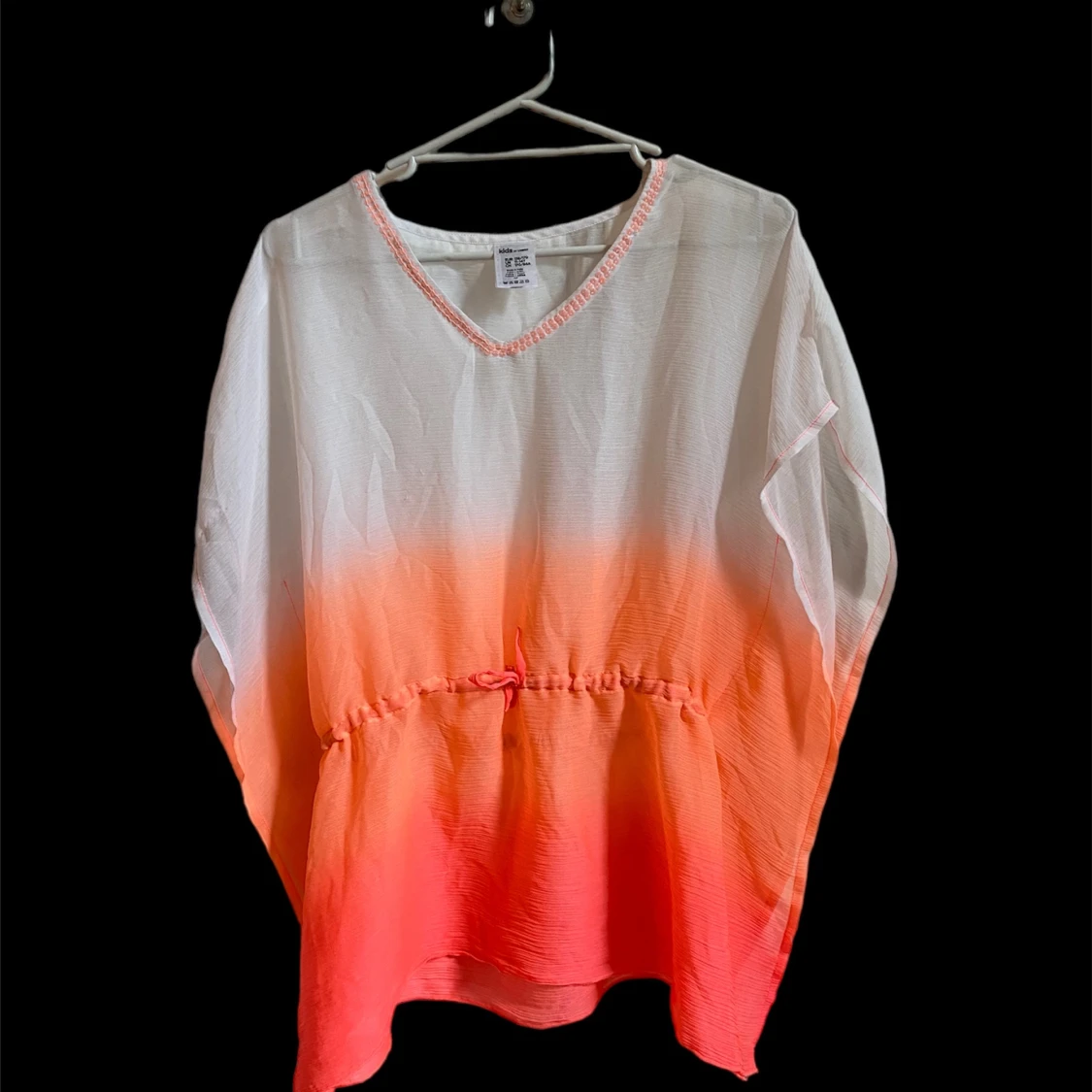 Jättefin strandponcho