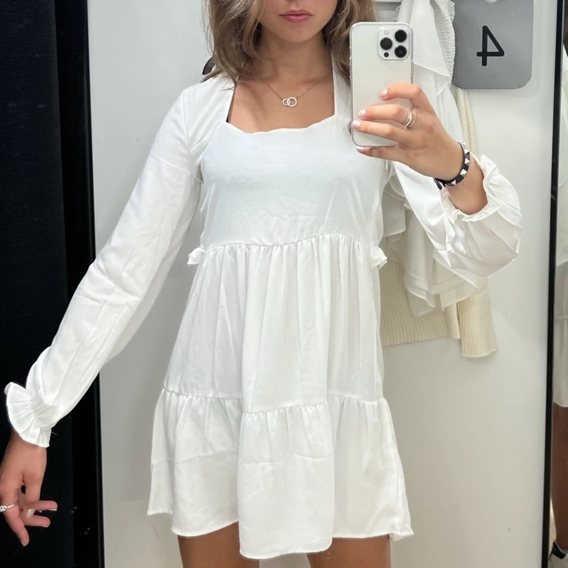 Vit klänning - 90