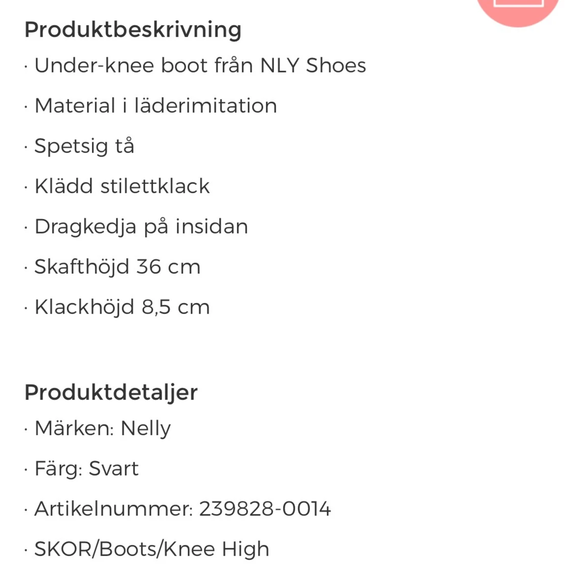 Under knee boot Nelly  - 91