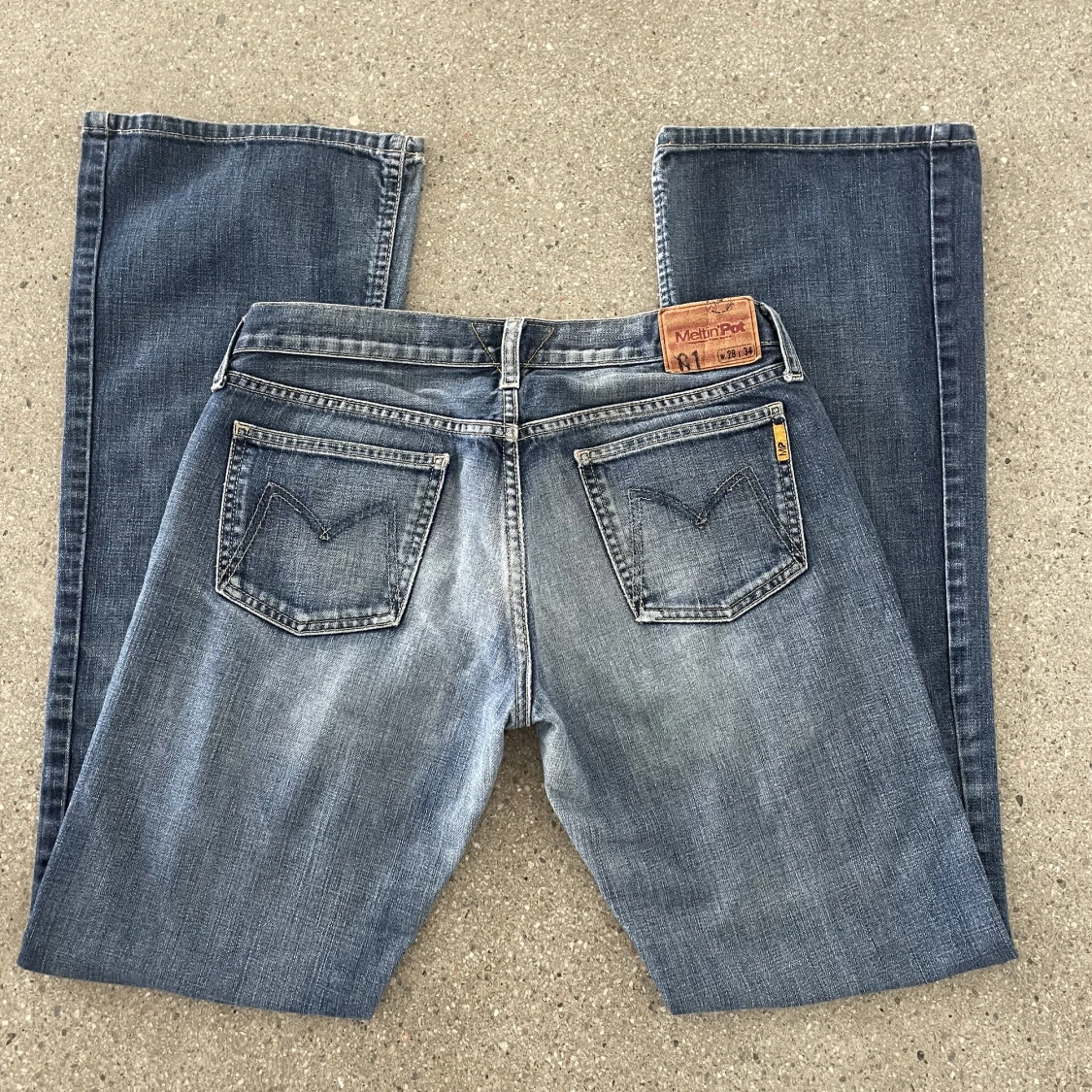 Lågmidjade jeans - 90