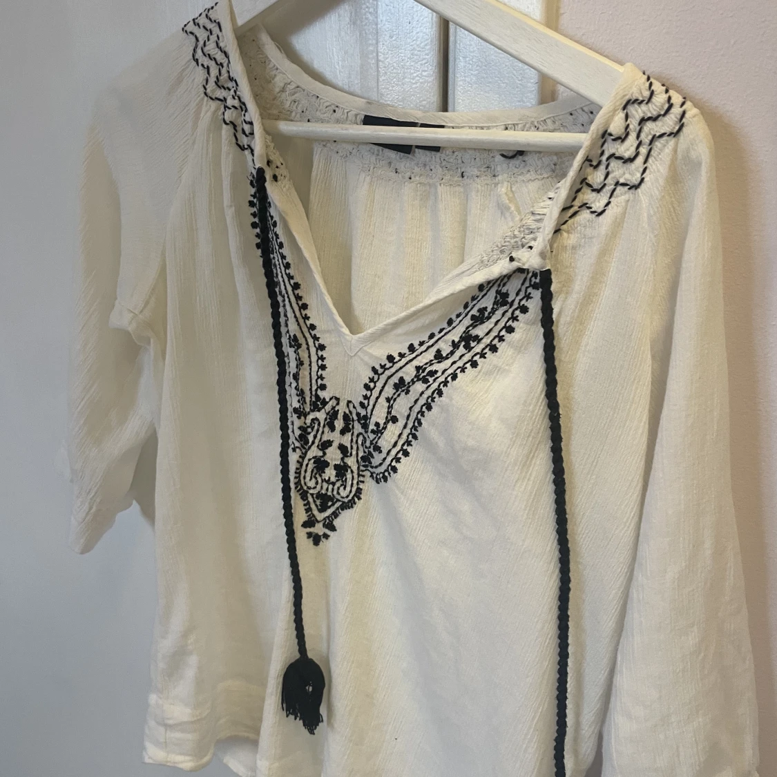 Trekvarts ärmad blus!💗 - 91