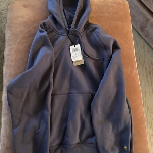 Blå Carhartt hoodie - Säljer blå carhartt hoodie eftersom den är för stor. Använd 0 Gånger. 10/10 skick inga fel