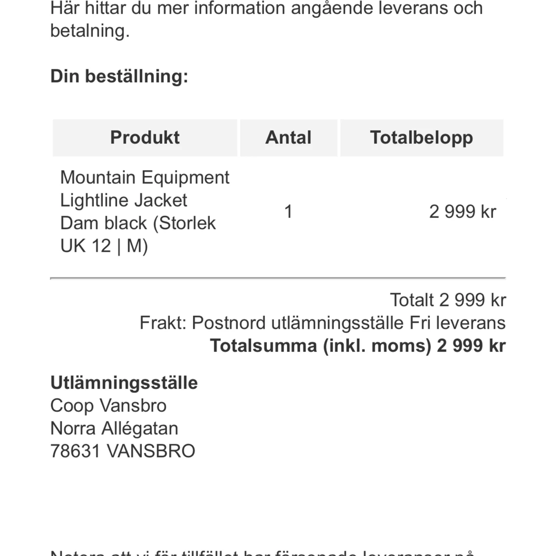 Mountain equipment lightline Dam - 90