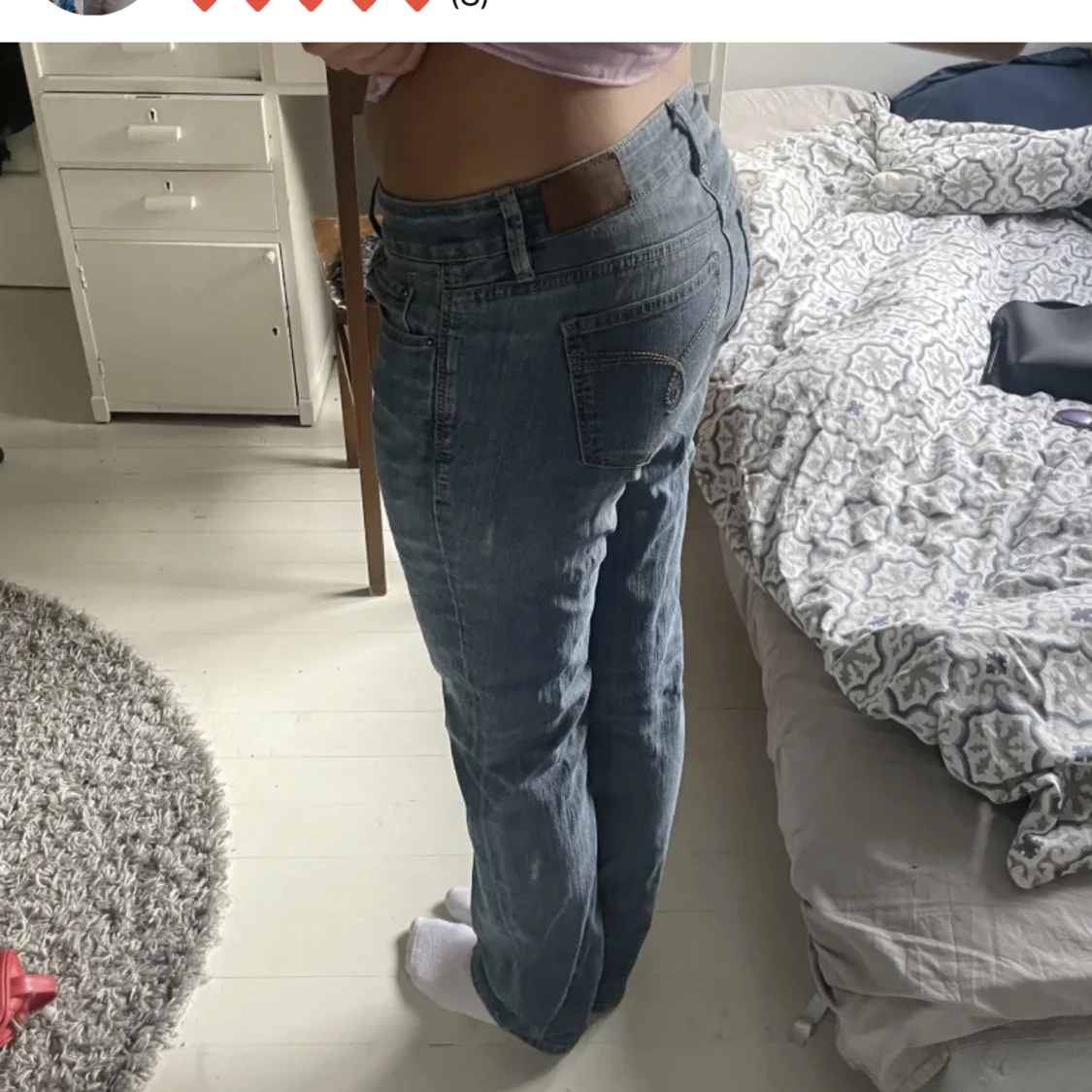 Lågmidjade jeans - 90