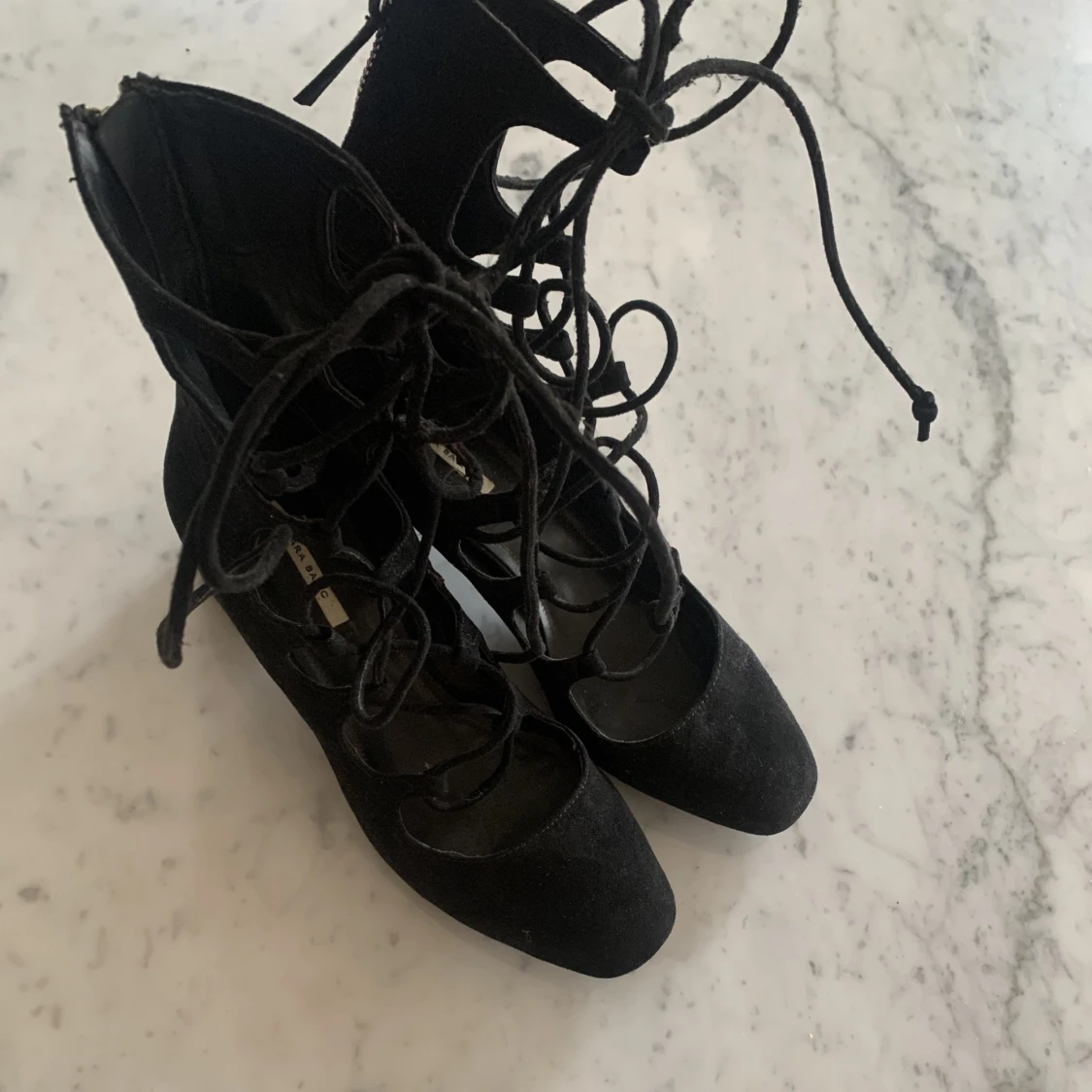 Skor med snörning inköpt Zara Mexico  - 90