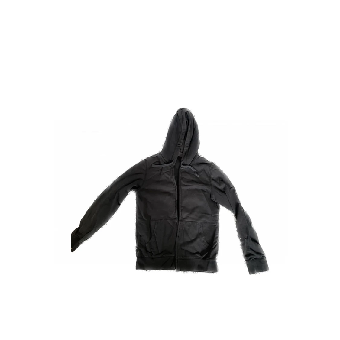 Svart zip-up