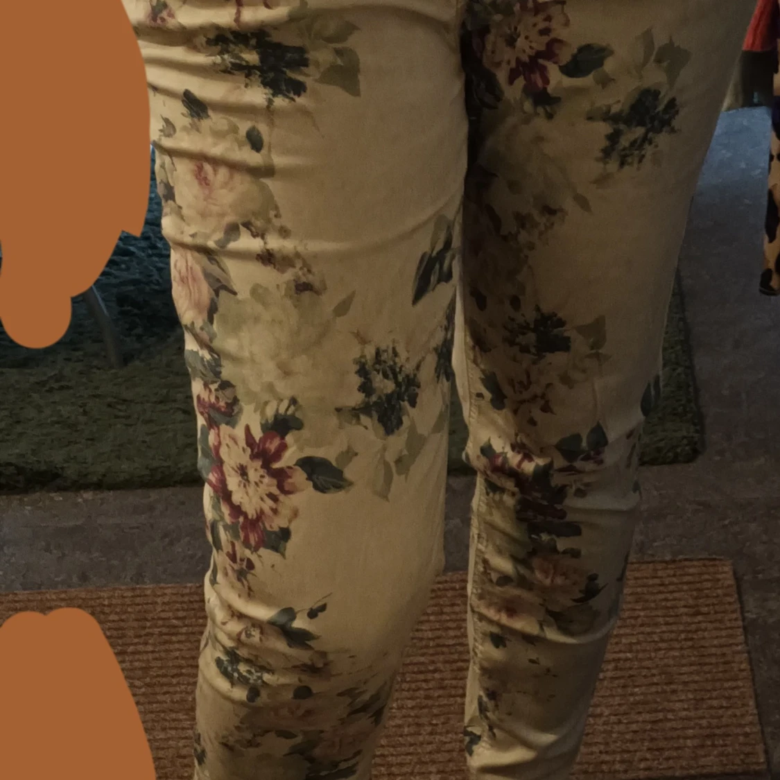 Jeans floral print  - 91