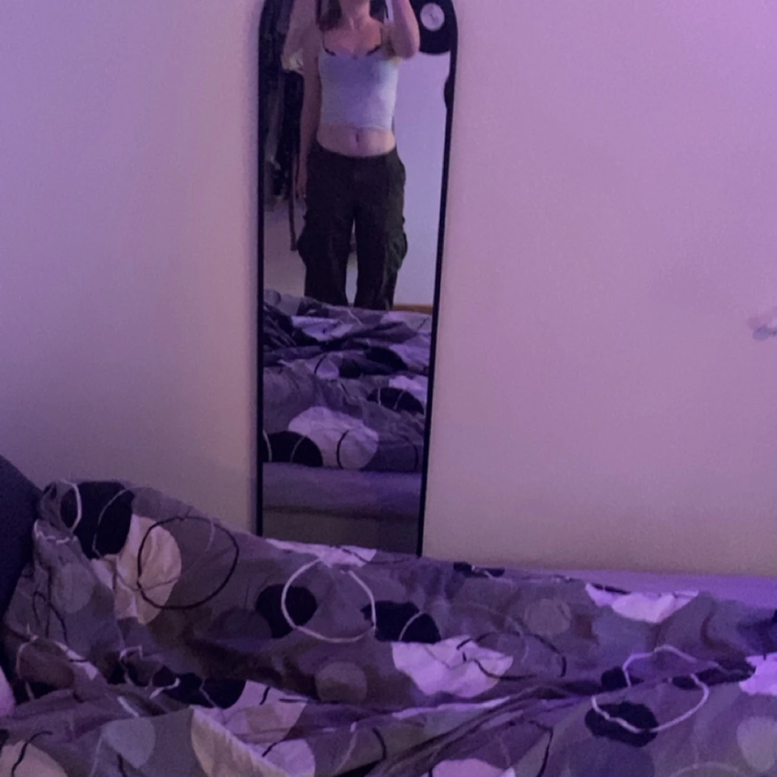 Lågmidjade gröna cargobyxor! - 91