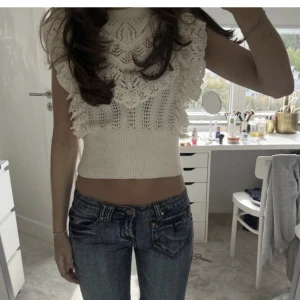 Broderad topp zara  - Jättefin topp som jag köpte på Plick men inte har fått användning för. Den kommer från Zara o är i väldigt bra skick! Den säljs inte längre på hemsidan💞Storlek s, skriv för egna bilder!!