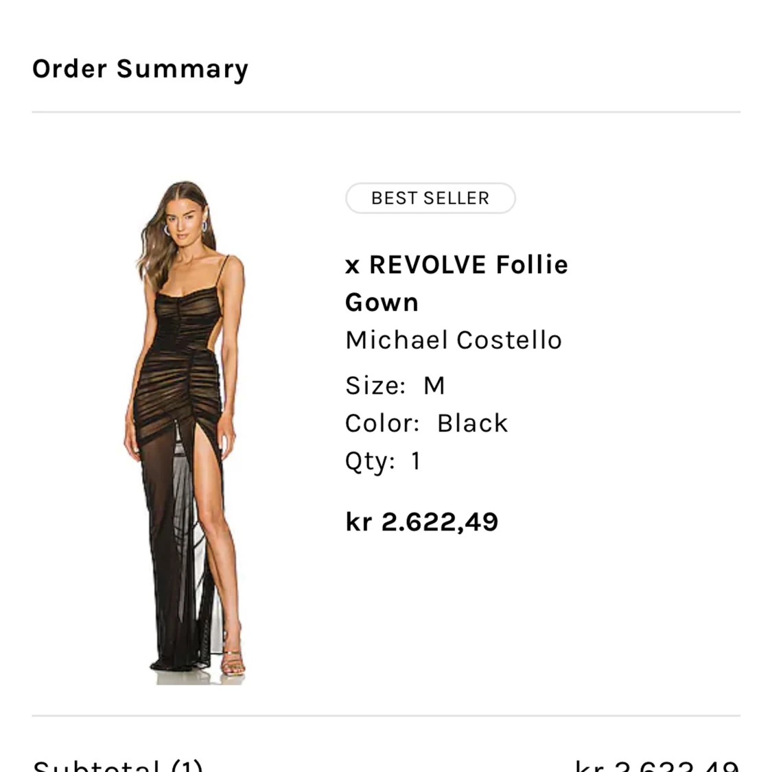 Klänning från revolve - 91