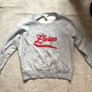 Grå tjocktröja  - En grå tjocktröja som är fluffig och mysig på insidan. Den är i storlek M. Om mer info kontakta mig🫶