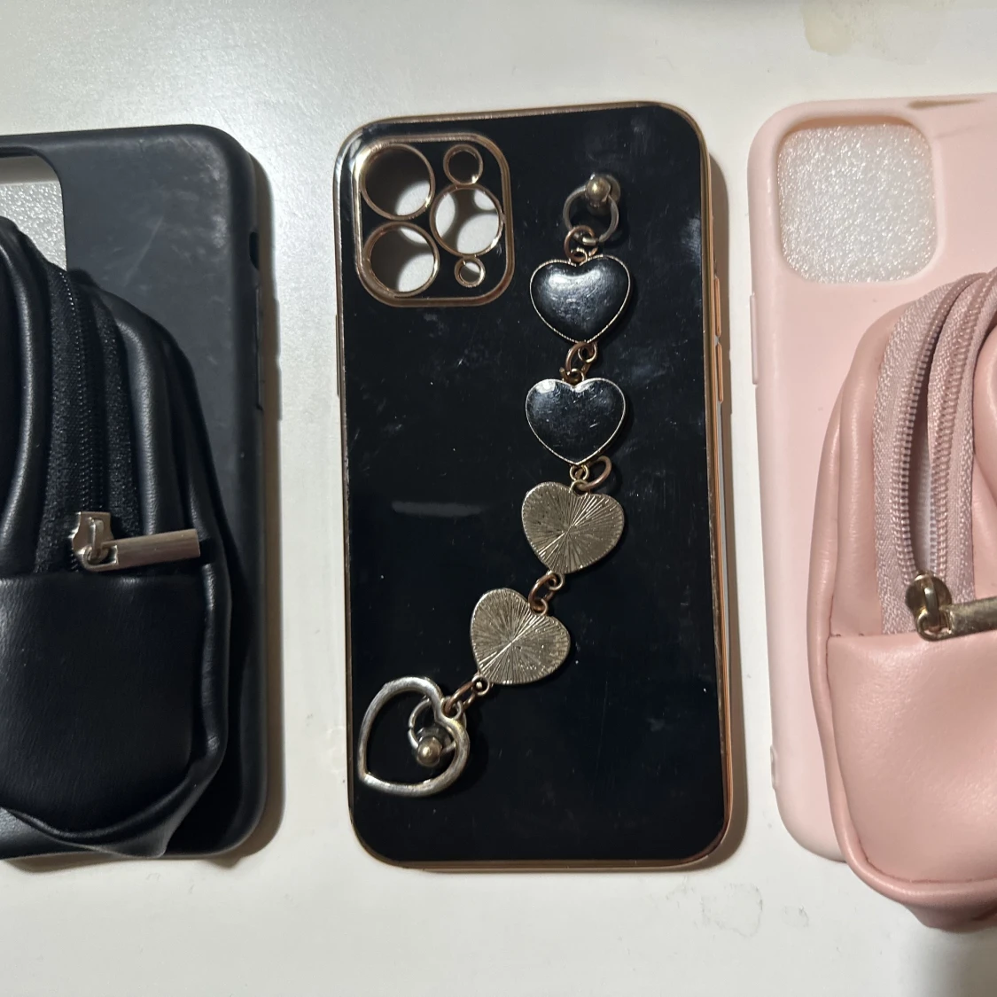 Mobilskal rosa väska svart iphone 11 pro - 90