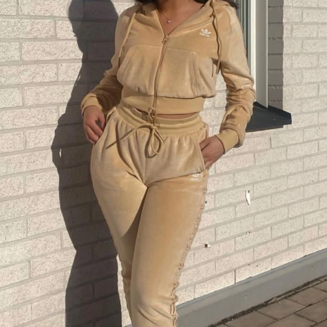 Adidas dress set velour/sammet