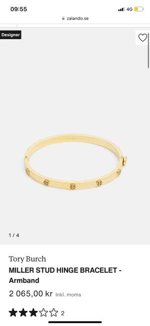 Säljer detta super fina tory burch armband i nyskick, nypris runt 2000kr 