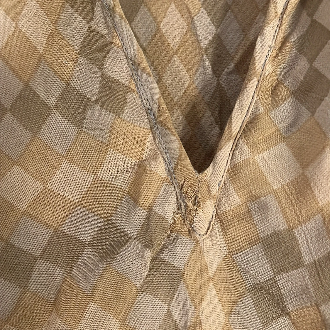 Midlength klänning rutig - 91